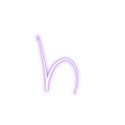 Purple-Lowercase-h