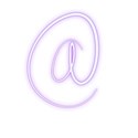 Purple-Symbol-At-Symbol