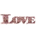 vintage love word art