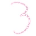 Pink-Number-3