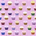 pink cupcake paper background