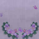lilac flowers layering paper