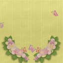 yellow flowers and butterflies background paper