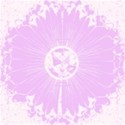 pink flower background paper