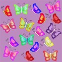 lilac large butterflies background paper