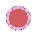 flower ring round circle frame