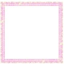 pink lace square frame
