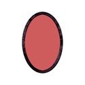 black and pink marble oval frame