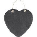 hanging heart black