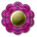 flower rivet pink