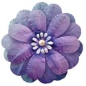 blue flower for mothers day_vectorized