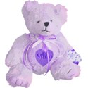 lilac teddy bear mum smudged pastels