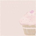 cupcake small white cakes_vectorized