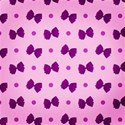 purple bow spotty