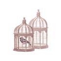 vintage bird cages with bird
