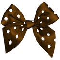 bow 01brown dotted