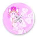 pink fairy button