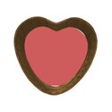 heart frame brown