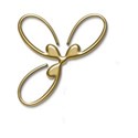 gold ribbon edge