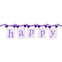 happy purple