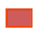 7x5 orange bevel