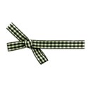 bow checkered green