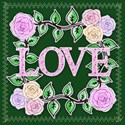 small green love patch