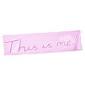 this is me sewn pink tag