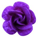 purple felt flower