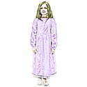 girl lilac dress