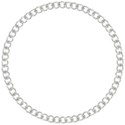 silver chain frame