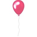 darker pink balloon