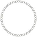 silver chain frame