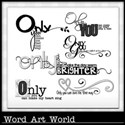 Only You Can Word Art