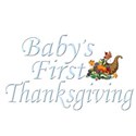 baby s first thanksgiving blue