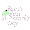 baby s first st patrick s day pink