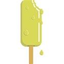 ice cream lime popsicle