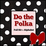 Do the Polka -- Black, White, Red Kit + Alphabet