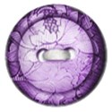 purple fabric button