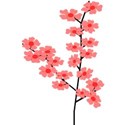 pink flower stem