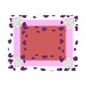 pink heart frame