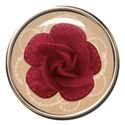 3rose glass button