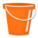 orange bucket