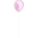pink gingham balloon with bow