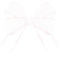 crystal ribbon bow