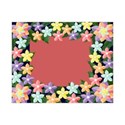 flowered square frame