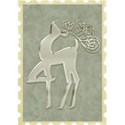 reindeer stamp