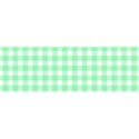 green gingham boarder