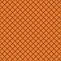 tangerine and brown criss cross 6 x 6 square