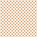tangerine polka dot paper 6 x 6 square